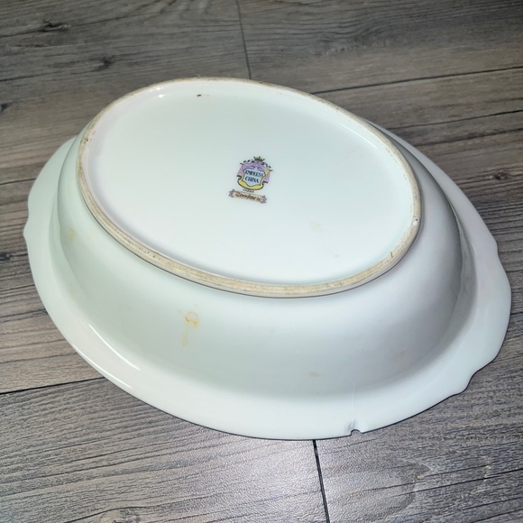 Vintage Empress Japan Fine China REGENT Ceramic Vegetable Bowl Floral Design - Picture 4 of 6